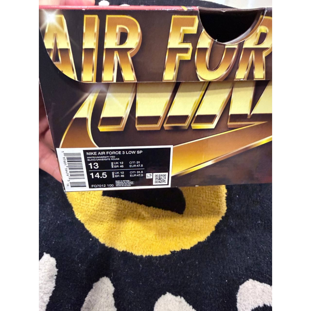 【US13】Nike Air Force 3 Low SP Nigo White (2024) FQ7012-100-細節圖8