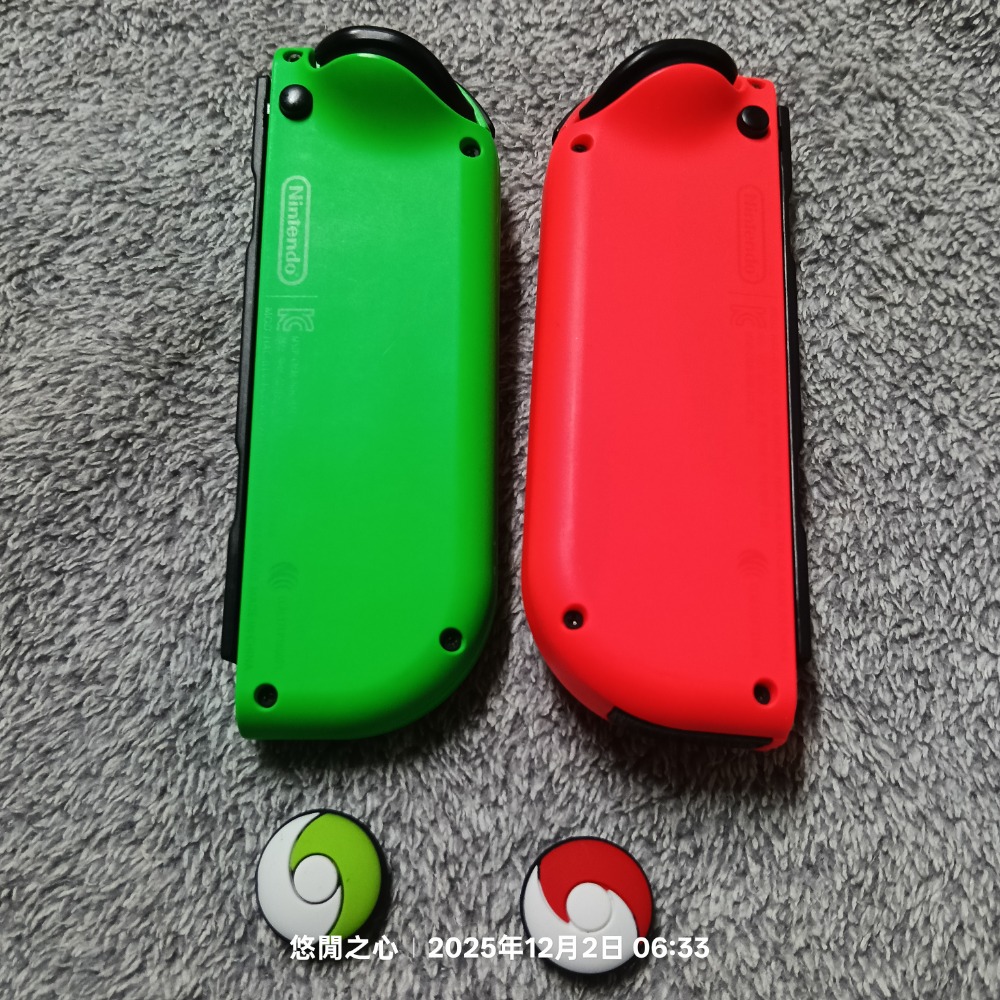 Switch Joycon 原廠 綠 橘 霍爾搖桿-細節圖2
