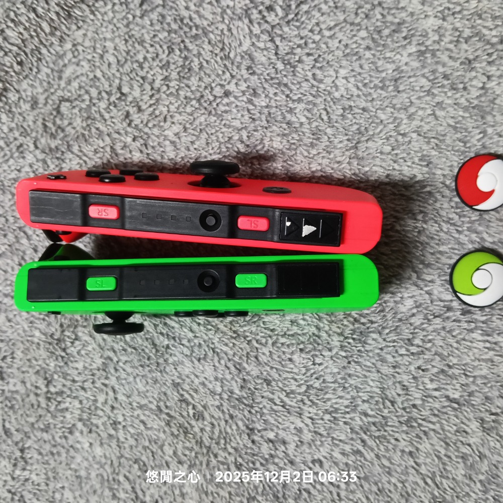 Switch Joycon 原廠 綠 橘 霍爾搖桿-細節圖3