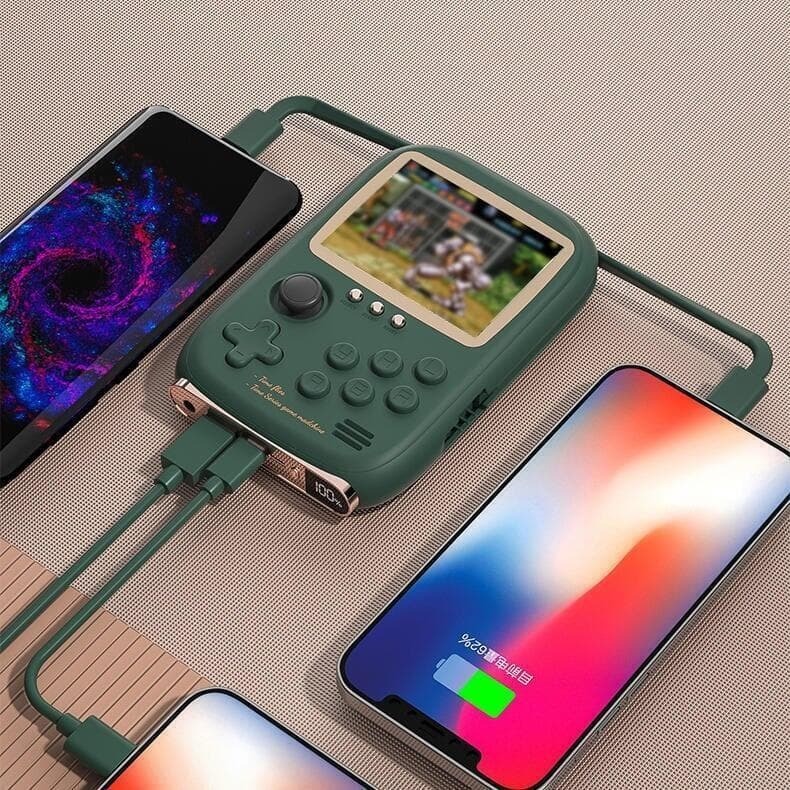 時趣pro系列 遊戲機行動電源 DY-19 2P 墨綠色 32G 記憶卡 10000mAh-細節圖8