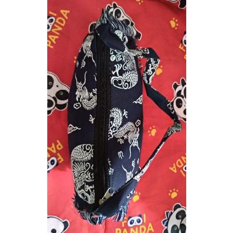 民族風 花圖騰 龍圖騰 水餃包-細節圖3