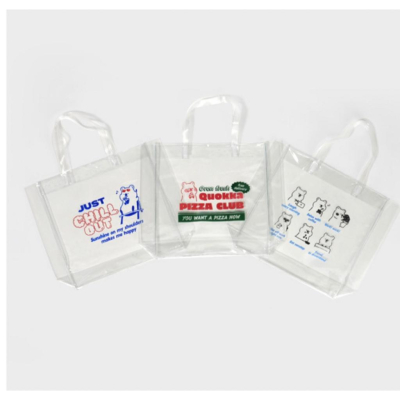 韓國代購 韓國大創 Daiso 透明袋 手提袋 便當袋 野餐袋 收納袋 現貨 快速出貨