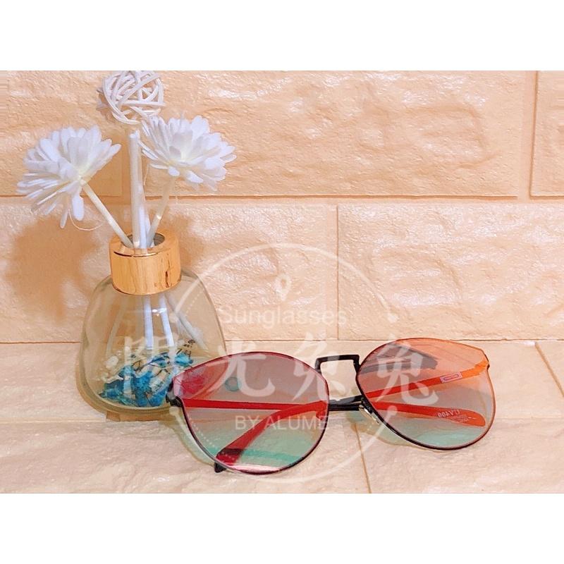 『陽光兔兔🐰』韓版 貓眼框 女版太陽眼鏡  流行款 2022 抗UV 造型太陽眼鏡-細節圖2