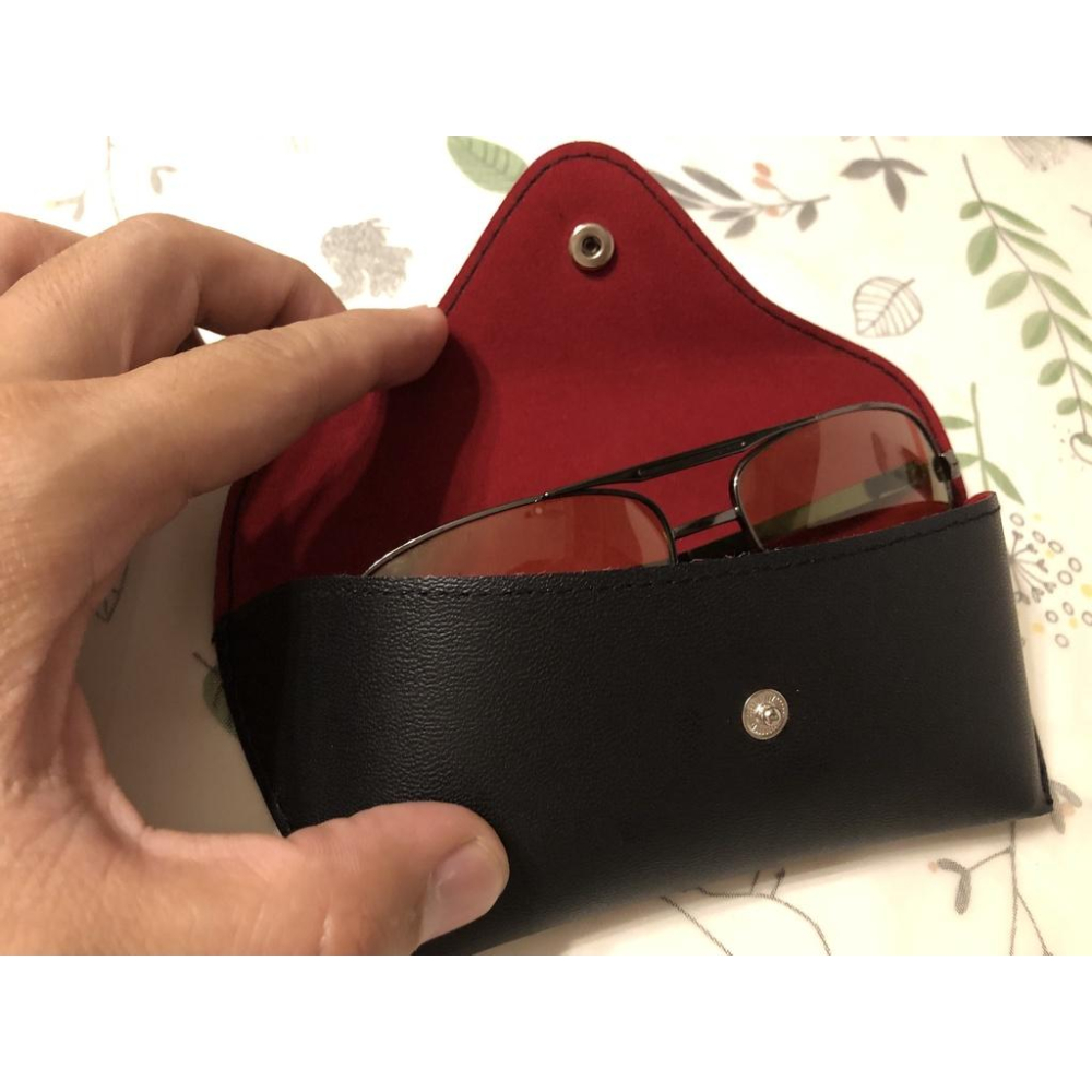 『陽光兔兔🐰』皮革簡易眼鏡包 不可掛皮帶 便攜式眼鏡盒-細節圖3