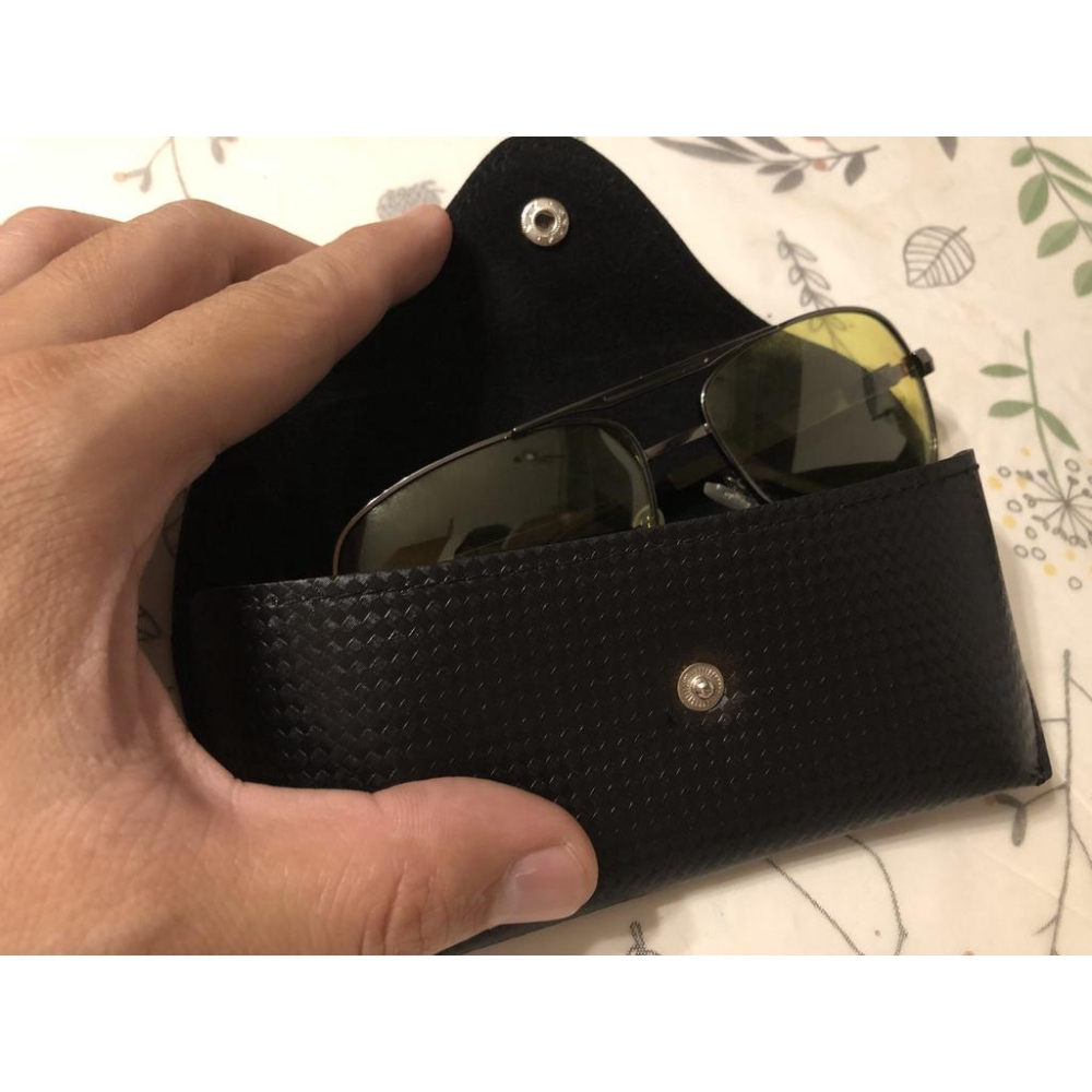 『陽光兔兔🐰』皮革簡易眼鏡包 不可掛皮帶 便攜式眼鏡盒-細節圖4