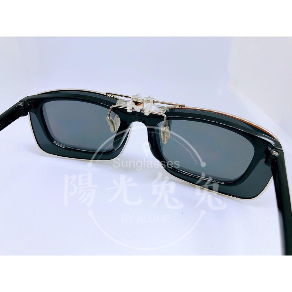 『陽光兔兔🐰』台灣現貨 近視族 太陽眼鏡夾片 偏光夾片 護眼遮光 偏光鏡夾片 墨鏡 太陽眼鏡 偏光鏡片 夾式墨鏡 眼鏡夾-細節圖3