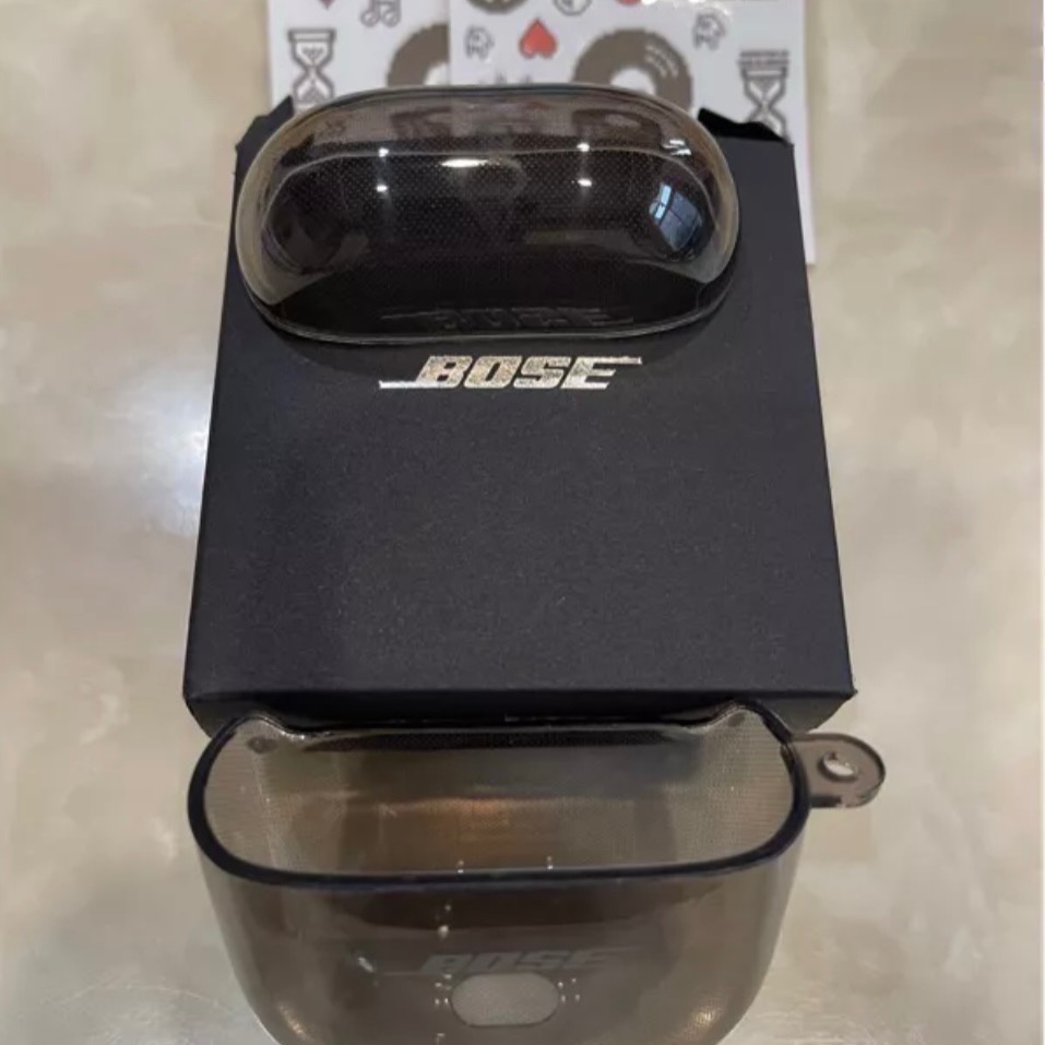 透明保護殼 Bose QC2 QC 大鯊 保護殼 BOSE QuietComfort Earbuds II 透明保護套-細節圖4