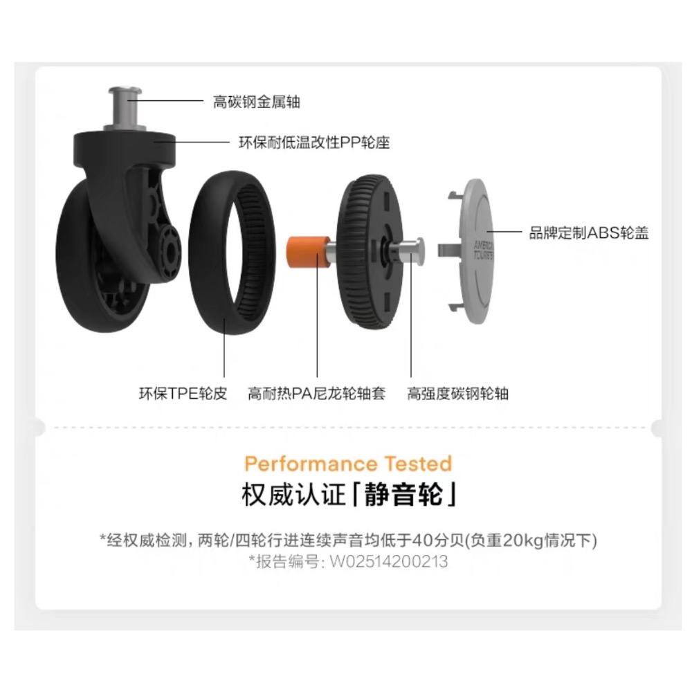 美旅2026新款前開口前開蓋拉桿箱20寸可擴展行李箱登機旅行箱NF2-細節圖6