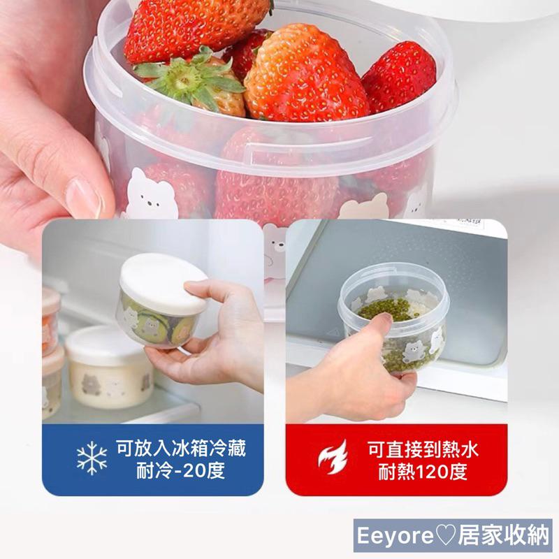 Eeyore 🌿 小熊保鮮盒 小熊圓盒 圓盒 保鮮盒 塑膠盒 盒子 收納盒-細節圖9