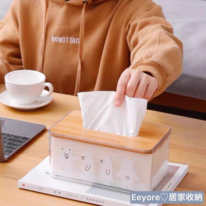 【 熊熊面紙盒 】🐻 拉比熊 面紙盒 衛生紙盒 收納盒 塑膠盒 面紙收納 衛生紙收納-細節圖3