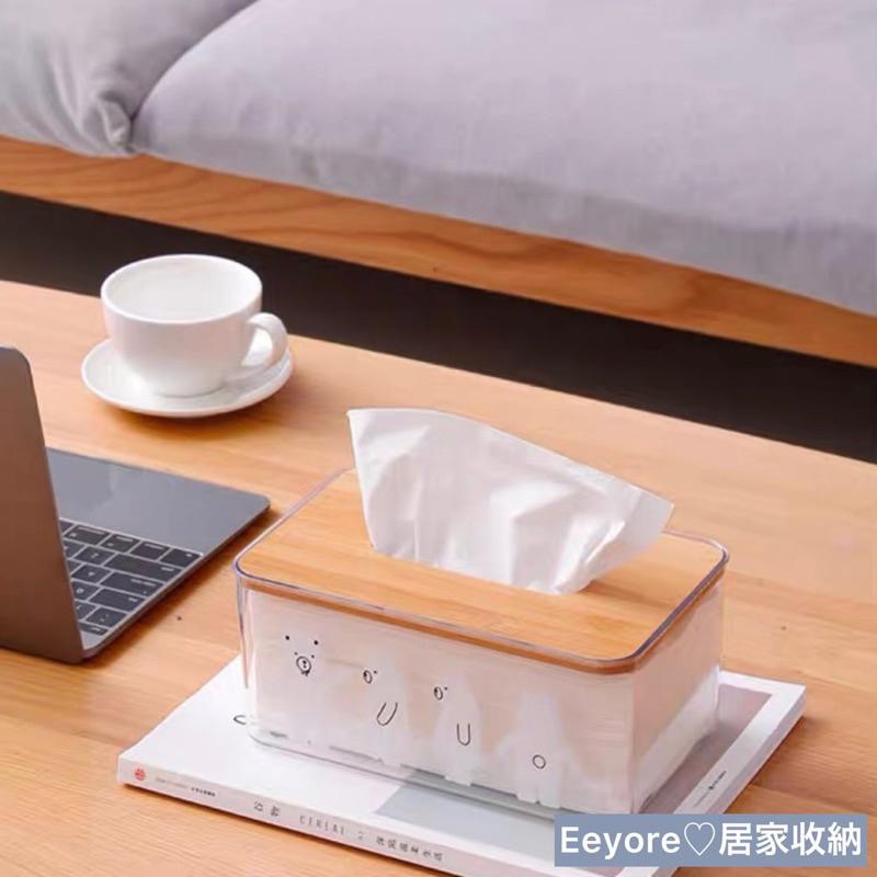 【 熊熊面紙盒 】🐻 拉比熊 面紙盒 衛生紙盒 收納盒 塑膠盒 面紙收納 衛生紙收納-細節圖4