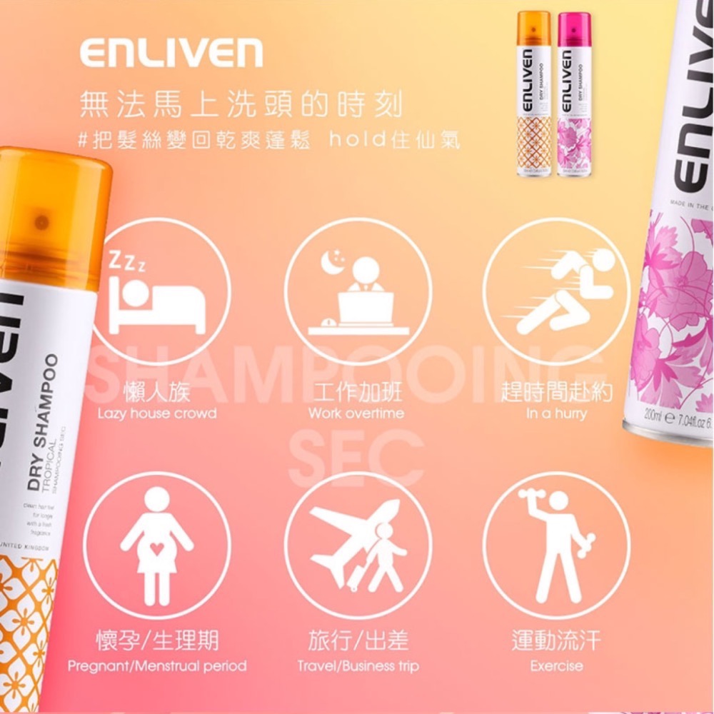 英國 ENLIVEN 乾洗髮-細節圖5