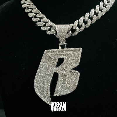 𝐂𝐑𝐄𝐀𝐌.𝐋𝐀𝐁 】現貨實拍 滿鑽吊墜RRR 嘻哈 Drill - cream_lab_select