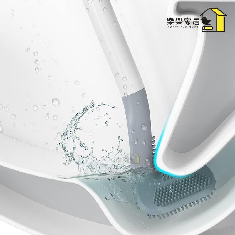 矽膠馬桶刷 日系無死角馬桶刷 清潔刷 廁所 浴廁清潔 馬桶刷子 矽膠 壁掛式 日系馬桶刷 馬桶刷-細節圖9