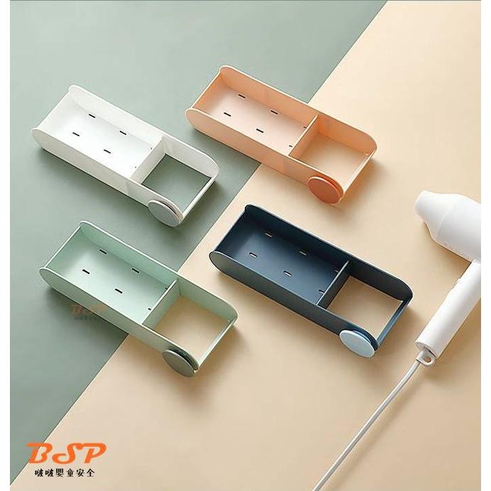 吹風機收納架 無痕吹風機架 美容器具置物架 掛勾 掛架 置物架 浴室 收納 免打孔-細節圖6