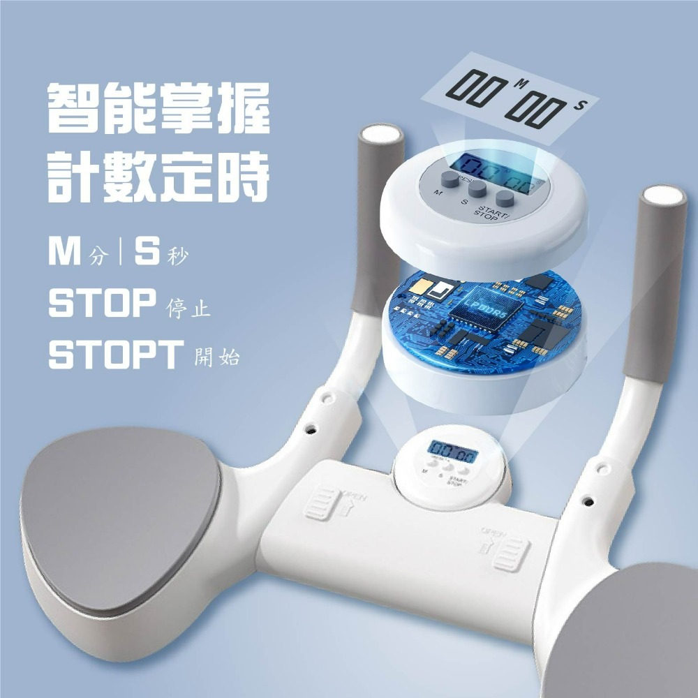 現貨 棒式支撐架 伏地挺身架 平板支撐架 多功能計時平板支撐訓練器 平板撐支架 核心訓練-細節圖2