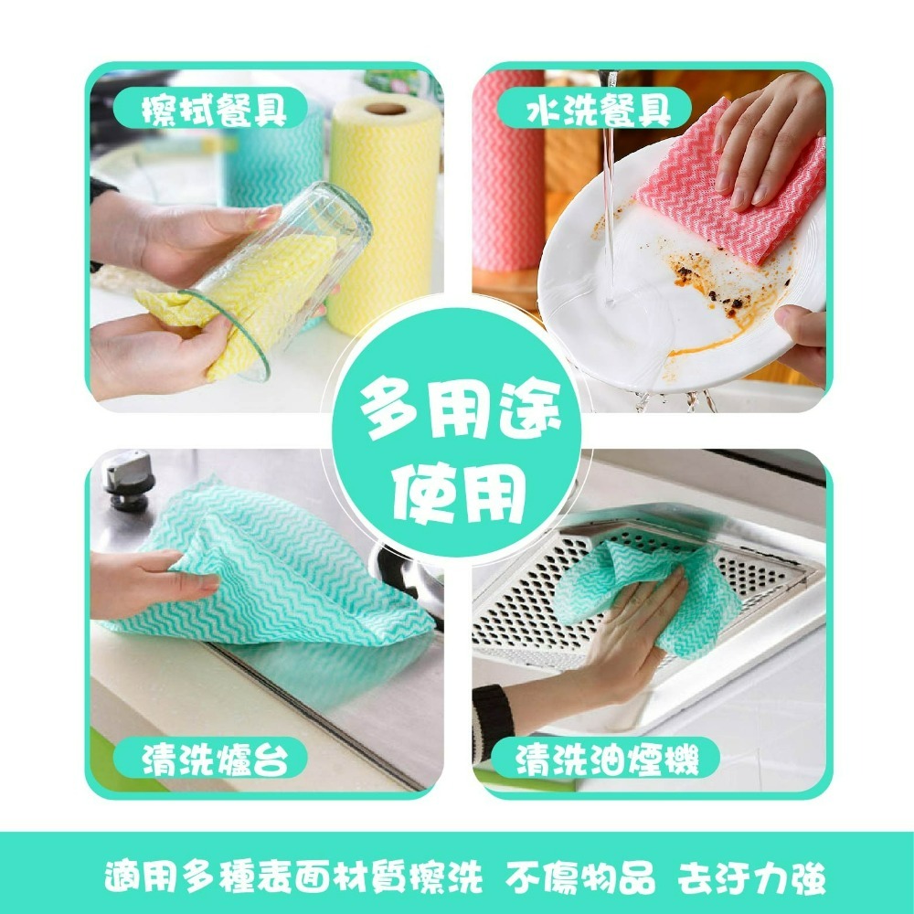 現貨 魔術去污免洗抹布 一次性抹布 拋棄式抹布 擦碗布 拋棄式 可重複利用 多功能環保去汙吸水-細節圖5