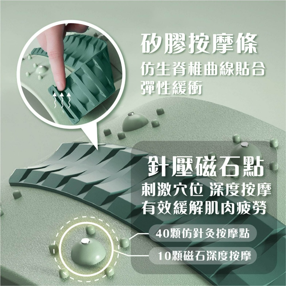 現貨 🇹🇼磁石按摩腰椎拉伸器 腰痠拉筋闆 拉筋闆 腰椎牽引 腰椎舒緩器 腰部鍛鍊拉伸器 老婆叫我買-細節圖5