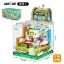現貨　 海綿寶寶系列積木 【海綿寶寶場景BOX】海綿寶寶 派大星 章魚哥 蟹老闆 皮老闆 鳳梨屋 海綿寶寶積木-規格圖8
