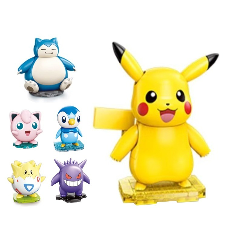 現貨+預購  寶可夢積木公仔 寶可夢積木公仔 可愛的皮卡丘 神奇寶貝積木公仔 神奇寶貝積木公仔-細節圖10