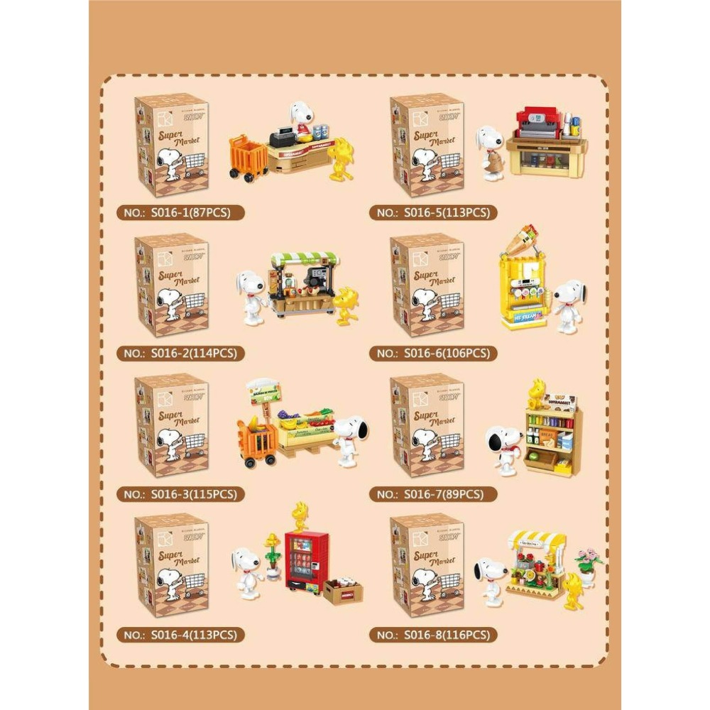 現貨 史努比盲盒積木 正版授權 2024 最新版 第一代到第三代都有  史努比公仔 送禮 生日禮物 情人節禮物-細節圖7