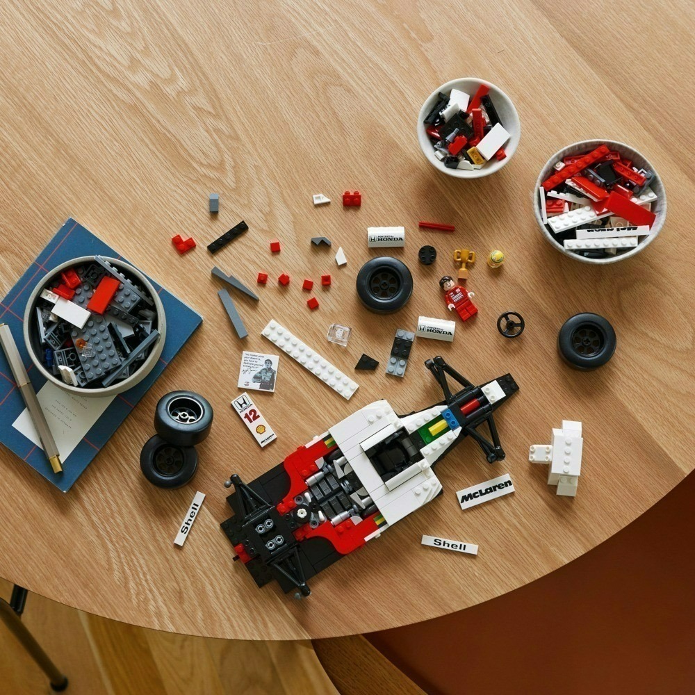 現貨  LEGO 麥拉倫 賽車 正版授權Icons 10330McLaren MP4/4 & Ayrton Senna-細節圖4