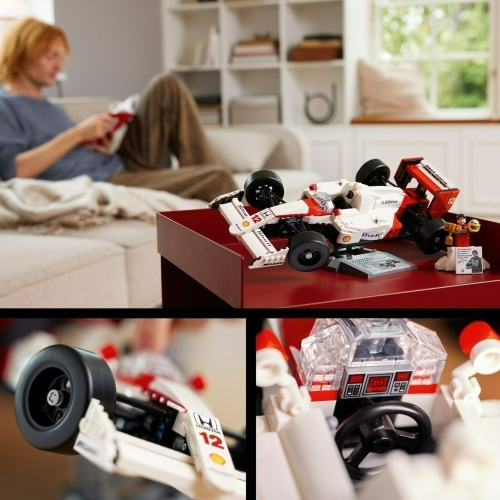 現貨  LEGO 麥拉倫 賽車 正版授權Icons 10330McLaren MP4/4 & Ayrton Senna-細節圖5