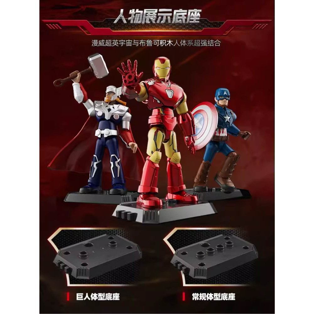 現貨 漫威系列 最新漫威群星版盒玩公仔盲盒 漫威公仔 漫威積木公仔盒玩盲盒 漫威系列盲盒盒玩積木 快速出貨-細節圖5