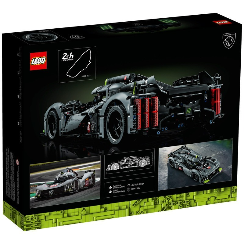 現貨 LEGO 42156 PEUGEOT 9X8 利曼24小時耐力賽 混合動力超級賽車-細節圖3