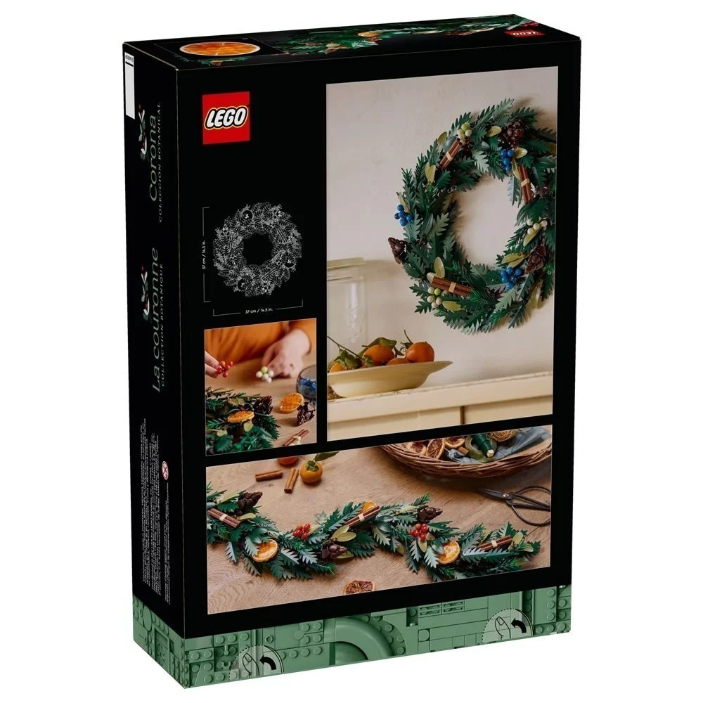 【羽宙丸文具】 LEGO 樂高® Icons系列 10340 花圈 Wreath 十月新品-細節圖2