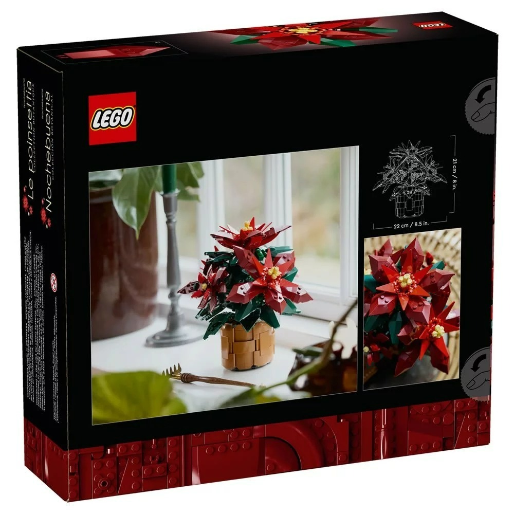 【羽宙丸文具】樂高 LEGO 10370 創意系列 聖誕紅 十月新品-細節圖2