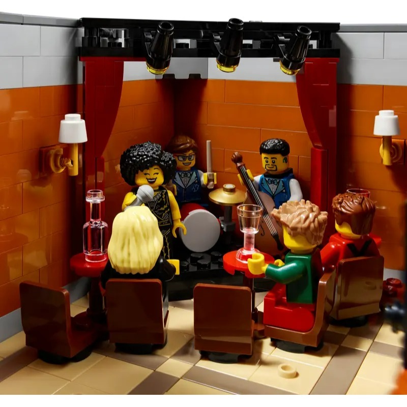 【羽宙丸文具】LEGO樂高 ICONS 街景 10312 爵士樂俱樂部 比薩店 Jazz Club-細節圖7