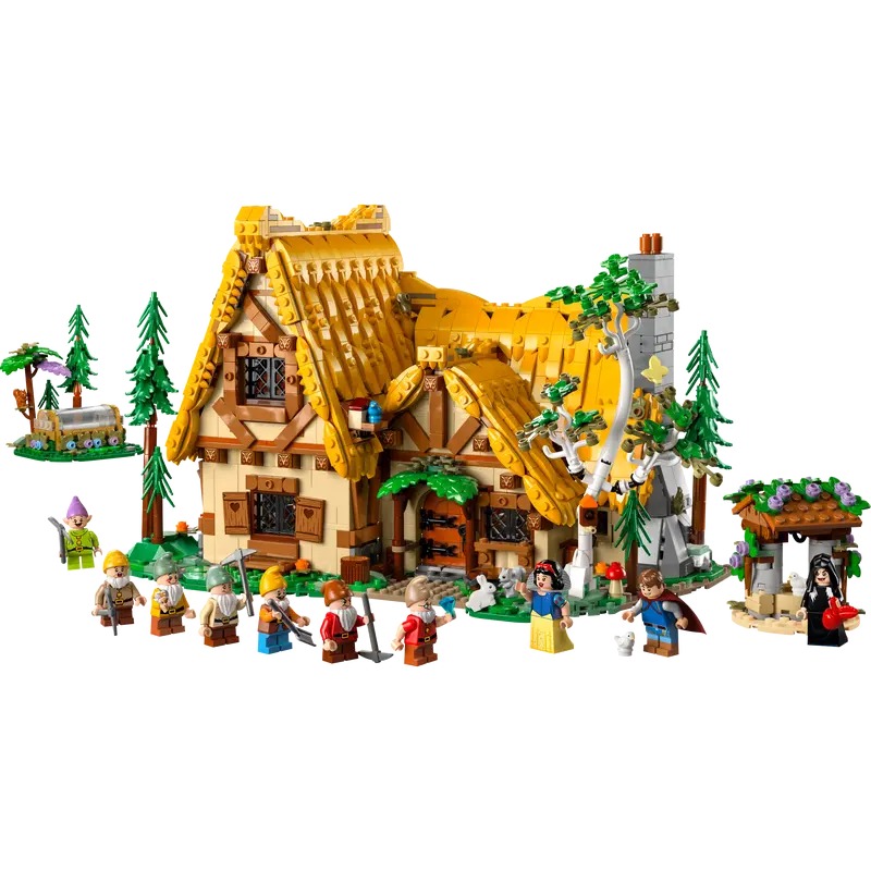 【羽宙丸文具】現貨LEGO 樂高 43242 迪士尼系列 白雪公主小屋 七矮人 小矮人 Disney-細節圖3