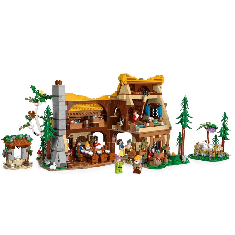 【羽宙丸文具】現貨LEGO 樂高 43242 迪士尼系列 白雪公主小屋 七矮人 小矮人 Disney-細節圖4