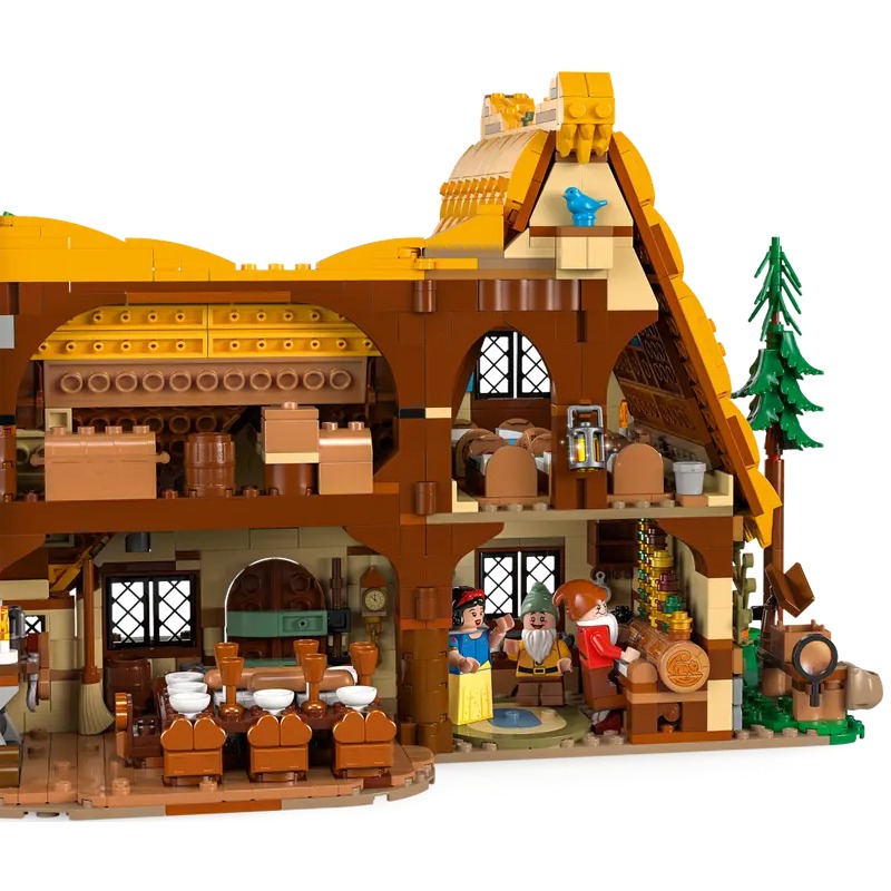 【羽宙丸文具】現貨LEGO 樂高 43242 迪士尼系列 白雪公主小屋 七矮人 小矮人 Disney-細節圖5