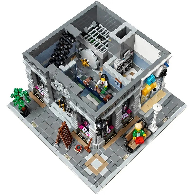 【羽宙丸文具】樂高 LEGO 10251 街景系列 磚塊銀行 Brick Bank-細節圖4