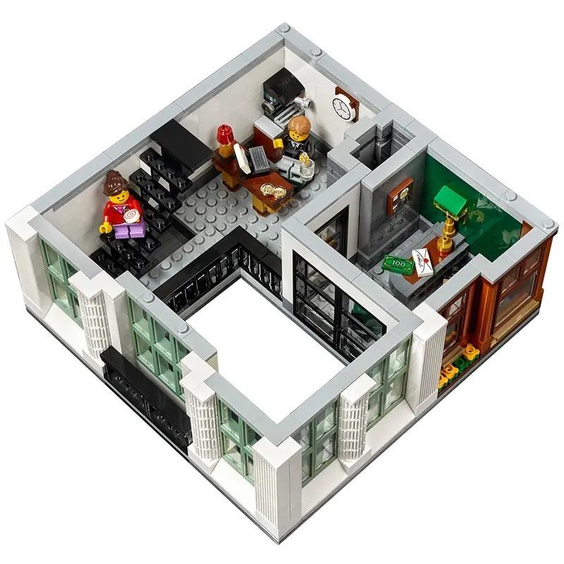 【羽宙丸文具】樂高 LEGO 10251 街景系列 磚塊銀行 Brick Bank-細節圖5