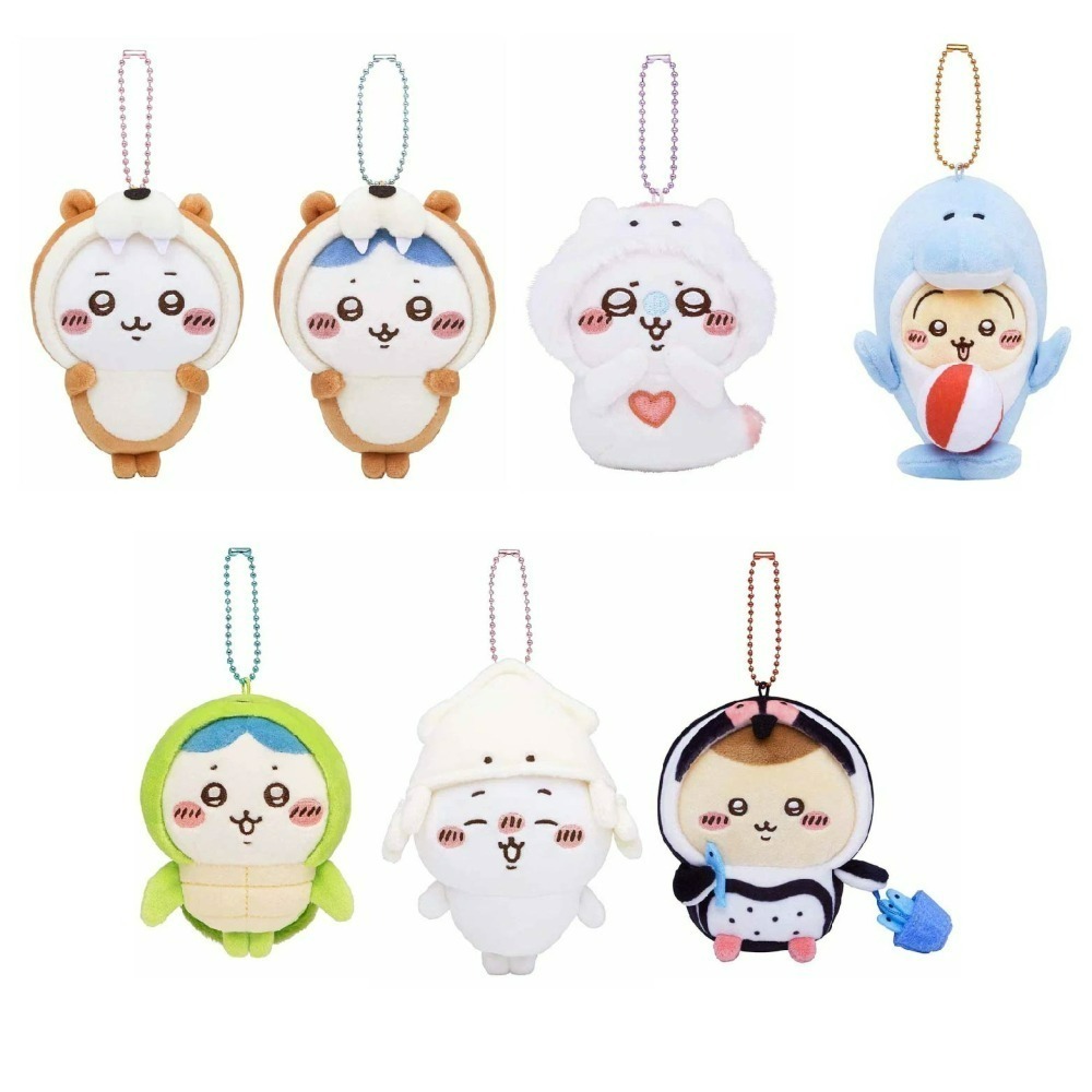 現貨 日本正版  吉伊卡哇 水族館系列娃娃 正版授權 快速出貨 chiikawa系列商品 烏薩奇 小八貓-細節圖2