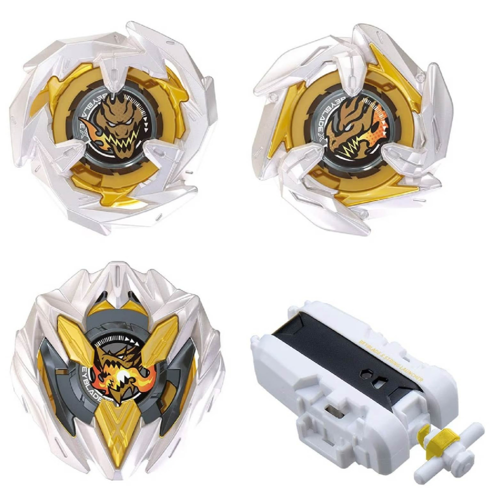 現貨 UX-00 龍劍爆刃利刃 三陀螺套裝 白色限定 快速出貨 BEYBLADE X 戰鬥陀螺-細節圖4
