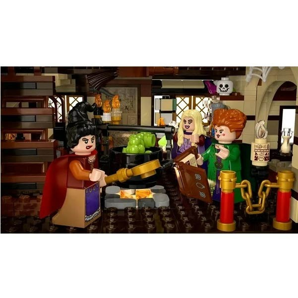 【羽宙丸文具】LEGO 樂高 21341 迪士尼女巫也瘋狂: 山德森姐妹的小屋-細節圖8