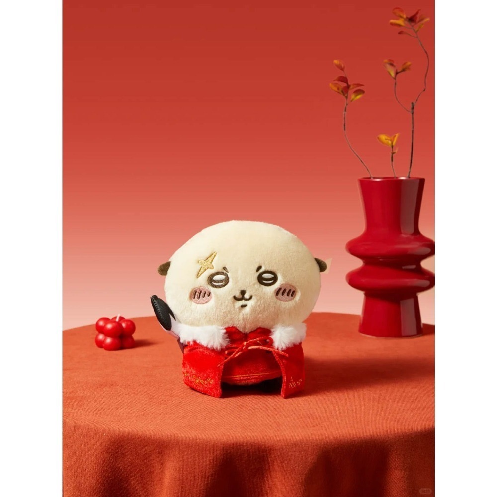 現貨 官方正版授權 快速出貨 名創 X Chiikawa吉伊卡哇新年系列玩偶＼吊飾 吉伊卡哇新年系列玩偶吊飾-細節圖8