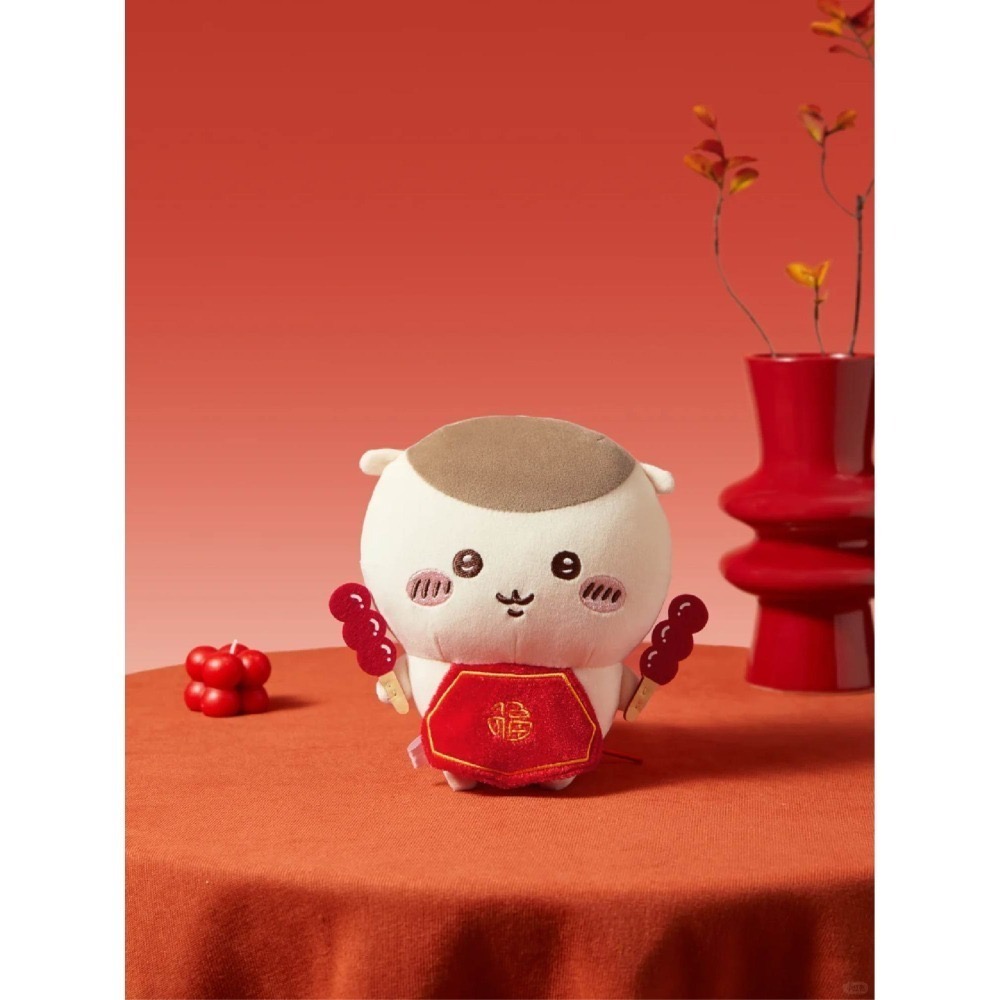 現貨 官方正版授權 快速出貨 名創 X Chiikawa吉伊卡哇新年系列玩偶＼吊飾 吉伊卡哇新年系列玩偶吊飾-細節圖9