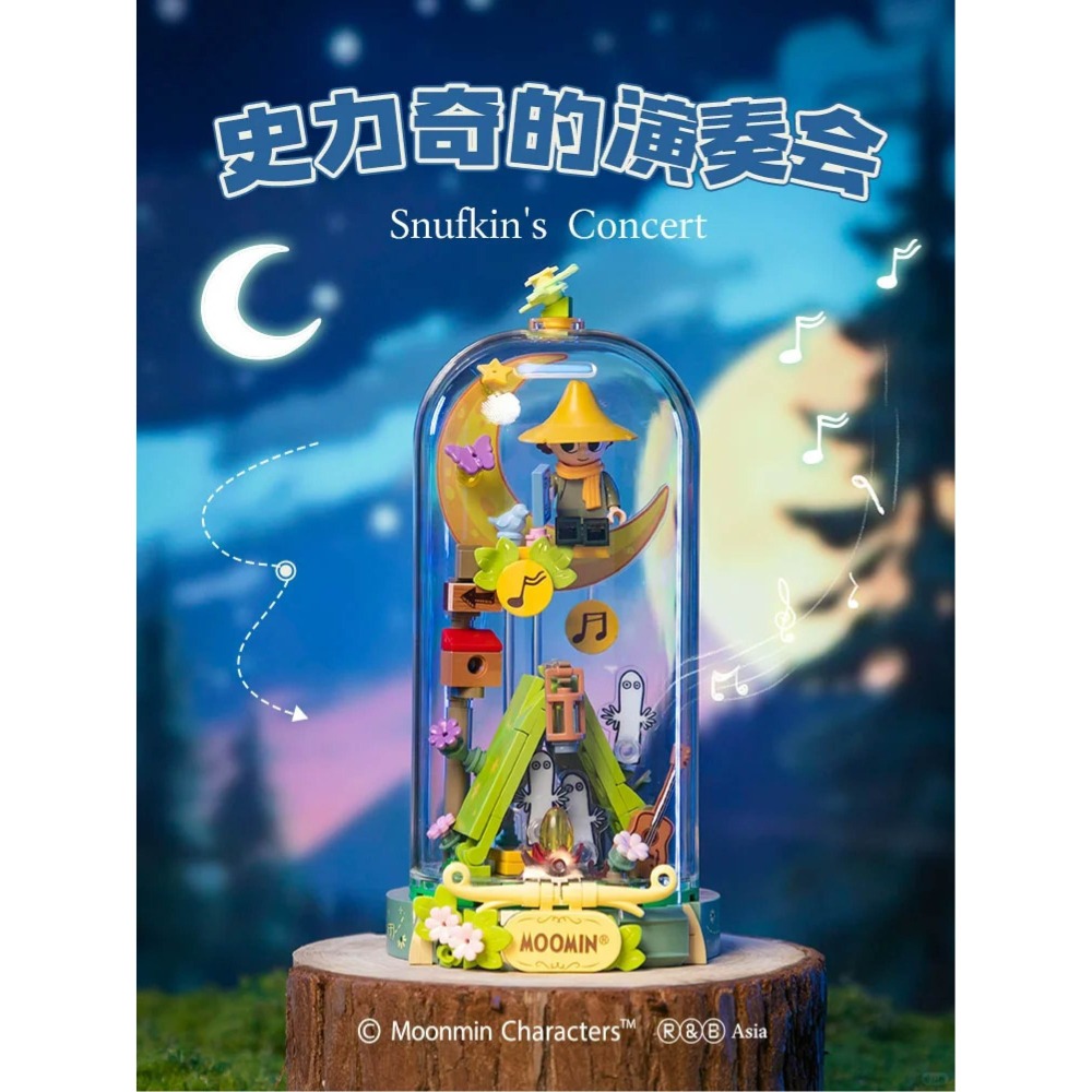 台灣現貨 嚕嚕米奇境系列 嚕嚕米聯名正版全系列積木 80周年限定 嚕嚕米正版授權 全系列積木 收藏積木-細節圖8