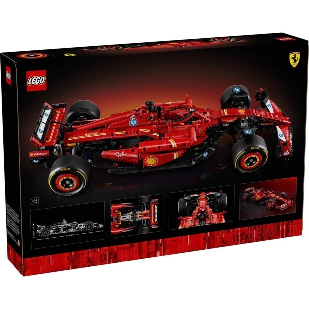 【羽宙丸文具】LEGO 樂高 42207 Ferrari SF-24 F1 Car 樂高® 科技-細節圖2
