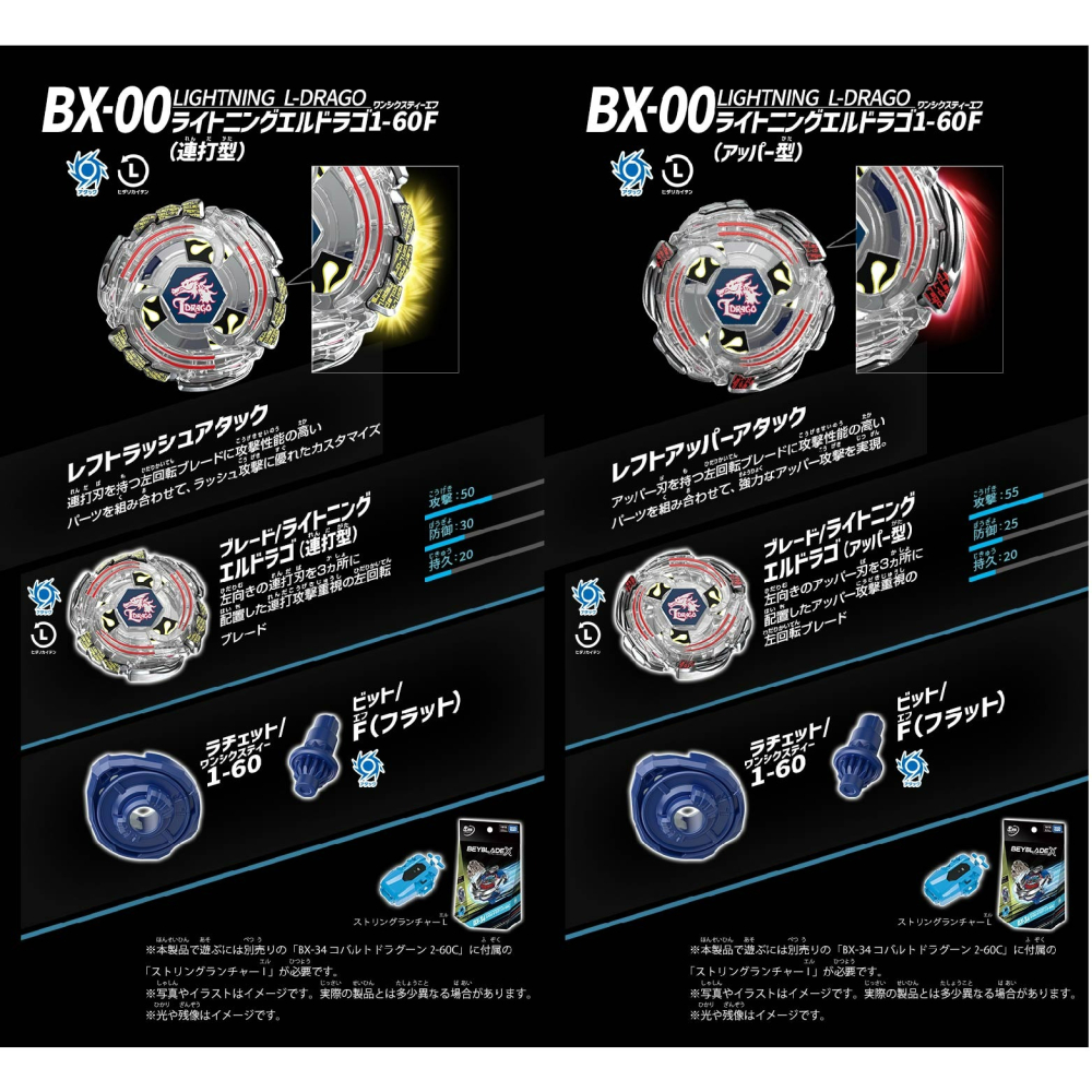 現貨 TAKARATOMY BEYBLADE X 戰鬥陀螺 BXG-07雷霆天龍隨機強化組(隨機出貨 正版授權-細節圖2