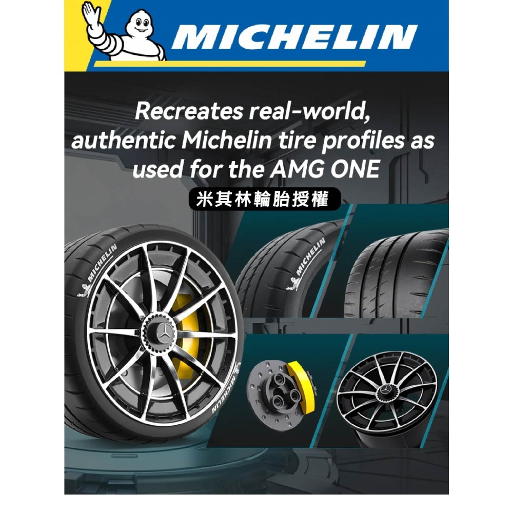 台灣賣家 現貨 正版授權 CADA x賓士Mercedes -Benz AMG ONE積木遙控車 隔日到貨-細節圖4