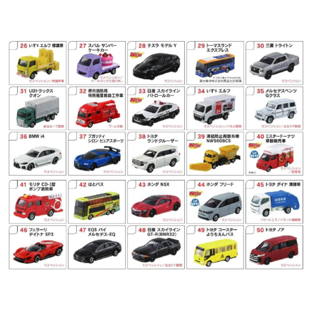 快速出貨 多美卡小車  紅白盒1-50號 下單前先詢問是否有現貨 日本TAKARA TOMY tomica 隔日到貨-細節圖3