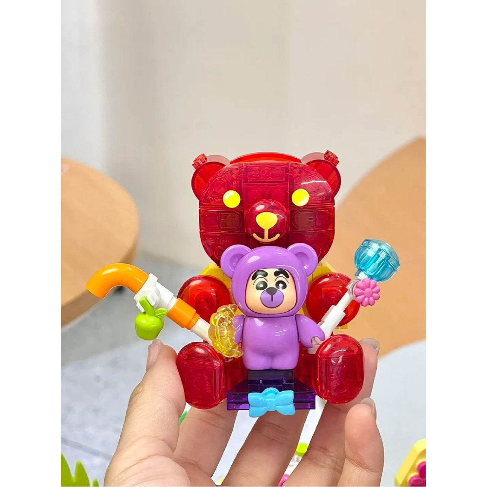 台灣賣家 現貨 蠟筆小新好好吃系列積木玩具 蠟筆小新小餅乾 蠟筆小新玩具 小白的棉花糖 橘子口味冰淇淋 快速出貨喔~~-細節圖5