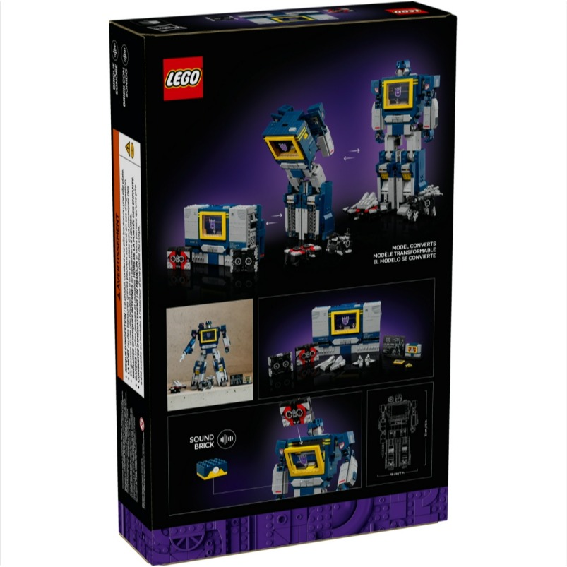 【羽宙丸文具】LEGO 樂高 八月預購 ICONS 10358 變形金剛 : 聲波-細節圖2