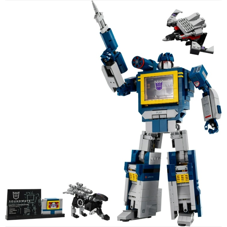 【羽宙丸文具】LEGO 樂高 八月預購 ICONS 10358 變形金剛 : 聲波-細節圖6
